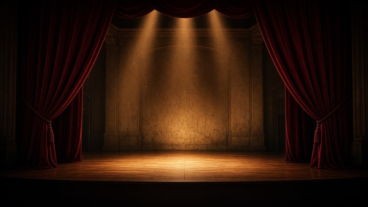 Eidel Bün mat roude Riddoen an engem waarme Spotlight.